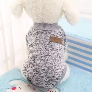 Gray Classic XS puppy sweater